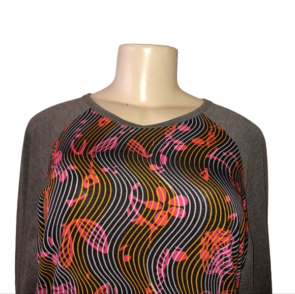 LuLaRoe Randy Shirt Size 2XL NWT Multicolor - Picture 3 of 6